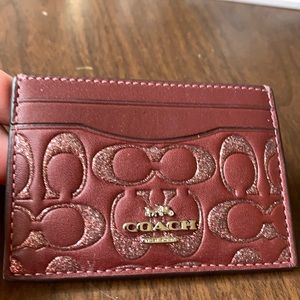 Coach card holder